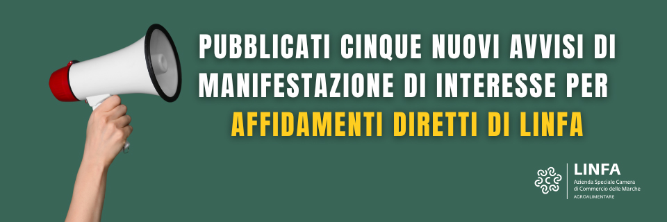Avvisi di manifestazione di interesse dell'Azienda Speciale Linfa