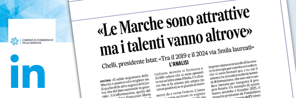 Rapporto ISTAT sui flussi migratori: le Marche sono attrattive, ma i talenti vanno altrove