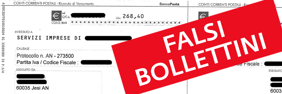 Attenzione ai bollettini di pagamento ingannevoli!