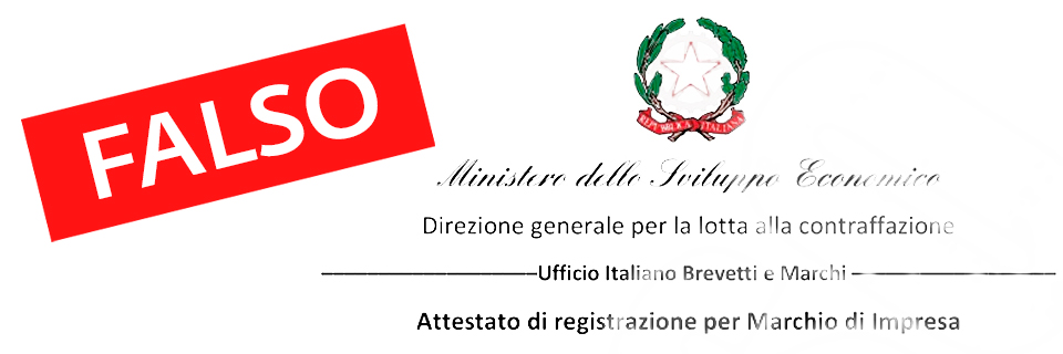 Attenzione ai falsi attestati di registrazione di marchio e richiesta fraudolenta di pagamento