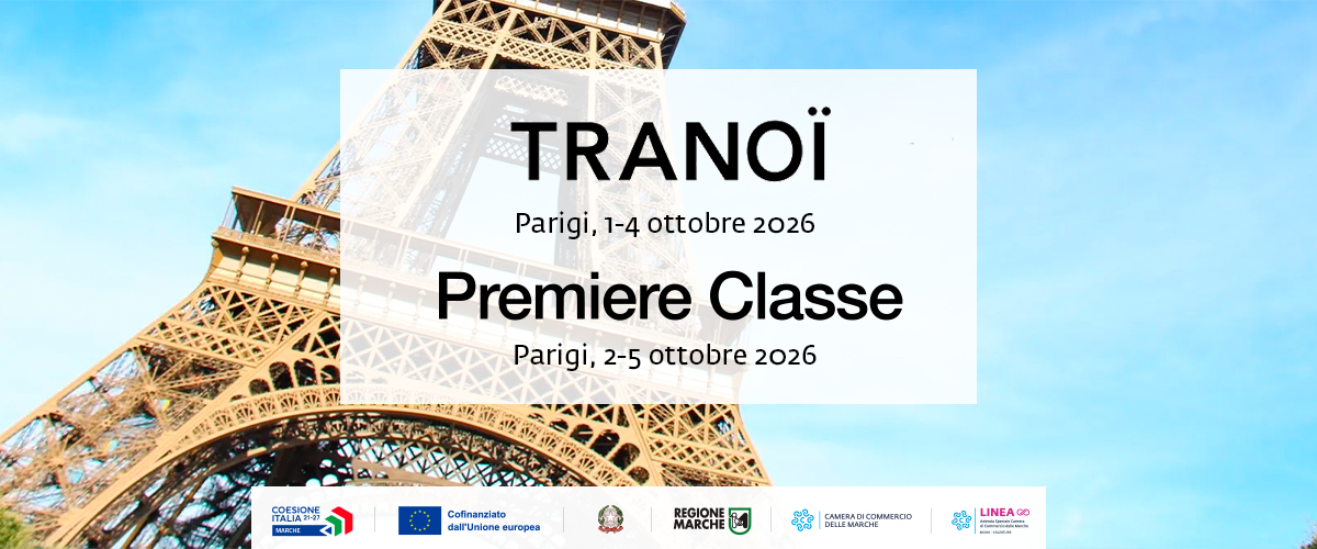 Fiere a Parigi settore moda: TRANOÏ 1-4 ottobre e PREMIERE CLASSE 2-5 ottobre