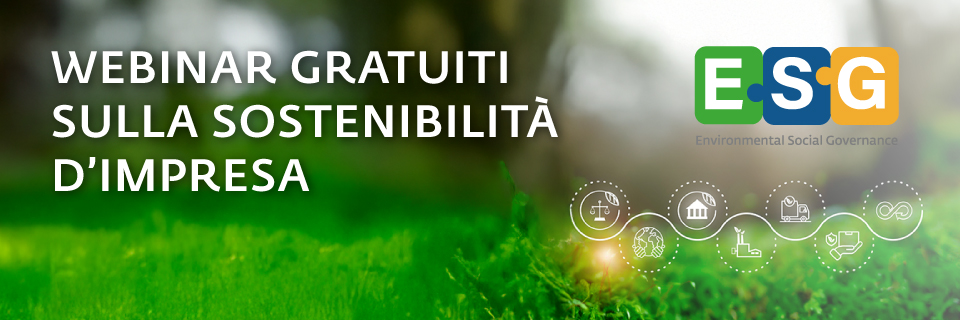 Ciclo di webinar gratuiti sulla sostenibilità aziendale