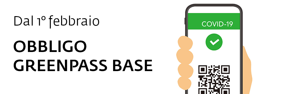 Dal 1° febbraio consentito l'accesso alle sedi solo con il GreenPass base