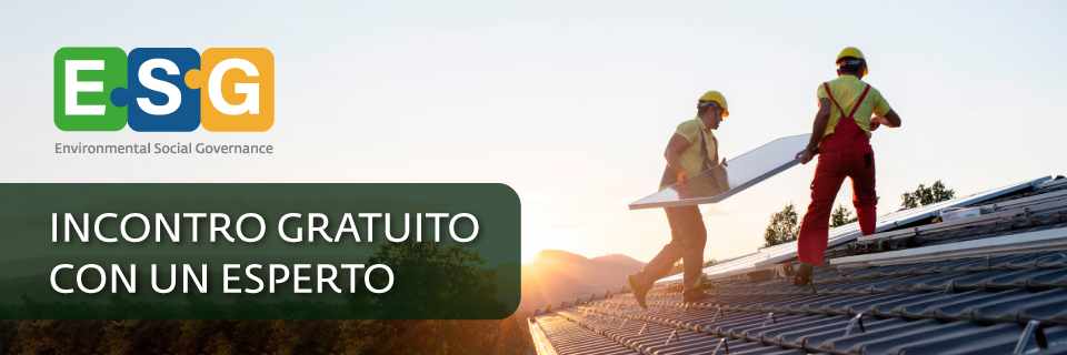 Prenota un incontro gratuito con un esperto ESG