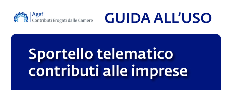 Online il manuale per richiedere i contributi tramite lo 