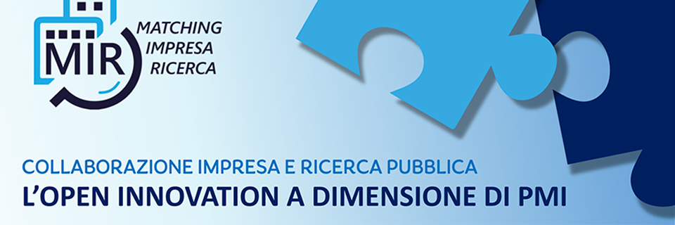 Incontro di presentazione progetto MIR: collaborazione impresa e ricerca pubblica (31 maggio)