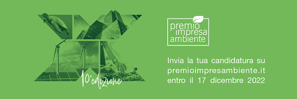 Aperte le iscrizioni al Premio Impresa Ambiente: il riconoscimento per le imprese italiane sostenibili