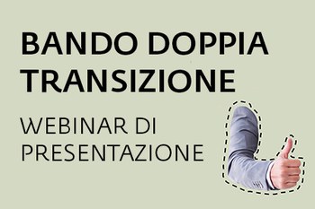 Webinar di presentazione "Bando voucher doppia transizione" (6 luglio)