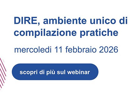 Webinar DIRE: novità per la compilazione delle pratiche (11 febbraio)