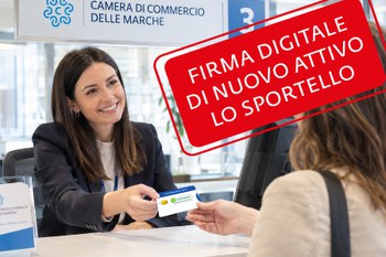 Di nuovo attivo il rilascio di firma digitale in presenza