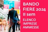 Bando Fiere 2024 (II sem): elenco delle imprese ammesse