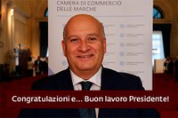 Insediato il nuovo Consiglio camerale: Gino Sabatini eletto Presidente di Camera Marche