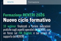 Nuovo ciclo formativo sul RENTRI 2026: 10 webinar sull'utilizzo operativo, con focus sul FIR Digitale